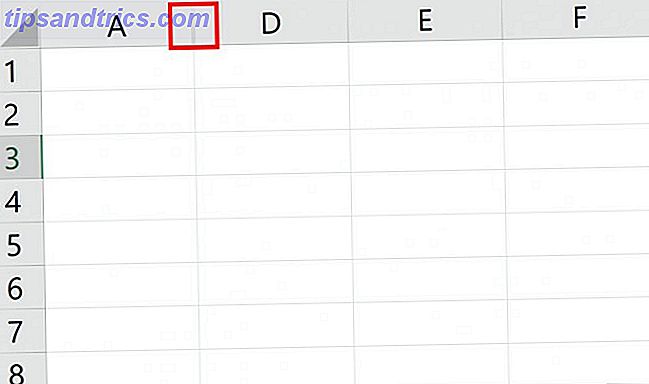 Slik skjuler eller fjerner du kolonner og rader i Excel Skjult Excel-kolonne e1512420345841