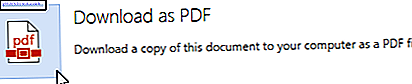 Lagre Office Online som PDF