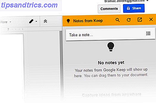 Φέρτε τη δύναμη του Google Keep στα Έγγραφα Google Με ένα μόνο κλικ Google Keep Drag Notes