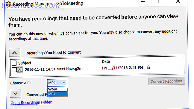 GoToMeeting - Archivo de conversión de conversión