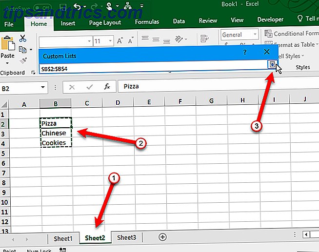 hvordan du oppretter egendefinerte lister i Excel