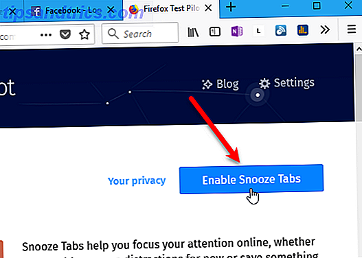 15 Consejos para usuarios avanzados sobre pestañas en Firefox 57 Quantum 17 Haz clic en Habilitar pestañas para posponer