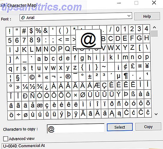 Slik setter du inn spesielle symboler og tegn i et Google-regneark Windows 10 Character Map