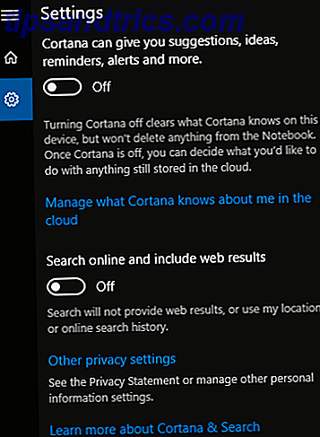 Cortana-innstillinger
