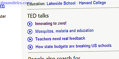 Bing legger TED-snakker til søkeresultatene bing1