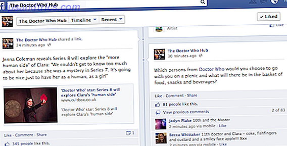 Pourquoi les gens aiment les pages Facebook? Faites-vous aimer aussi [Conseils Facebook hebdomadaires] Page Facebook Aime Dr Who