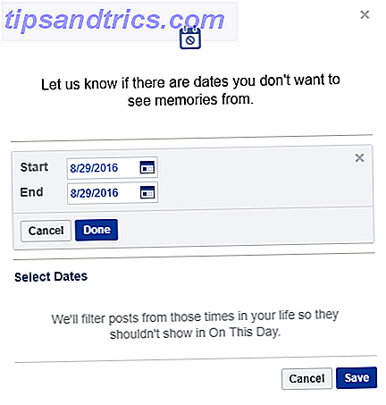 Cómo evitar que las memorias de Facebook aparezcan en sus fechas de notificaciones