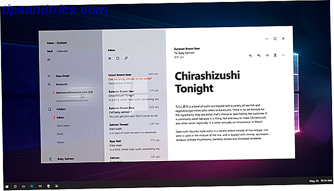 NEON Is de nieuwe metro: hoe Windows 10 het e-mailprogramma van Look Look verandert