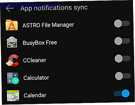 notifications d'application