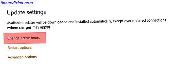 Slik hindrer du Windows 10 på nytt når du aktivt bruker det Oppdateringsinnstillinger