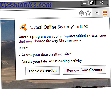 Avast - Complemento de protección del navegador - Chrome