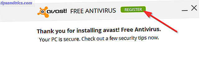 Avast - Registro - Botón