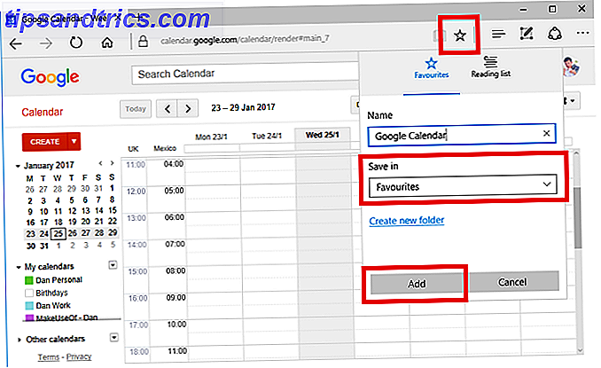 7 maneras de ver Google Calendar en tu escritorio de Windows edge agregar marcador de Gmail 670x402