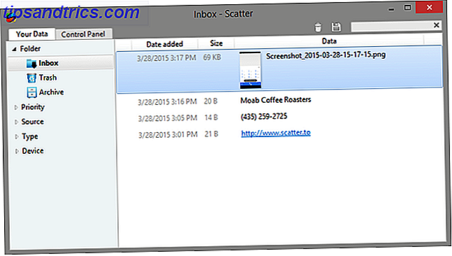 7.1 Interface utilisateur de Windows Scatter
