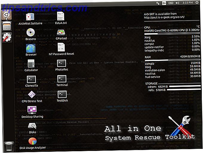 PC Repair Toolkit i lommen: Boot CD på en USB Stick alt i ett system rednings verktøykasse