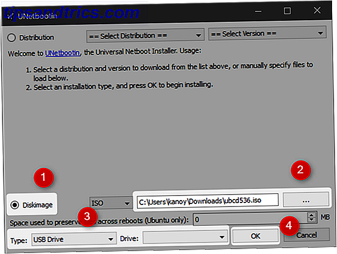 PC Repair Toolkit i lommen: Boot CD på en USB Stick unetbootin live usb