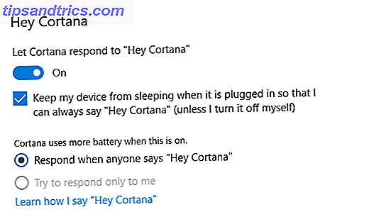 nouveaux paramètres des commandes de Cortana