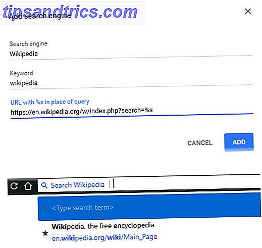 Hoe u uw Chrome-bladwijzers start met sneltoetsen op het toetsenbord Wikipedia Chrome Search