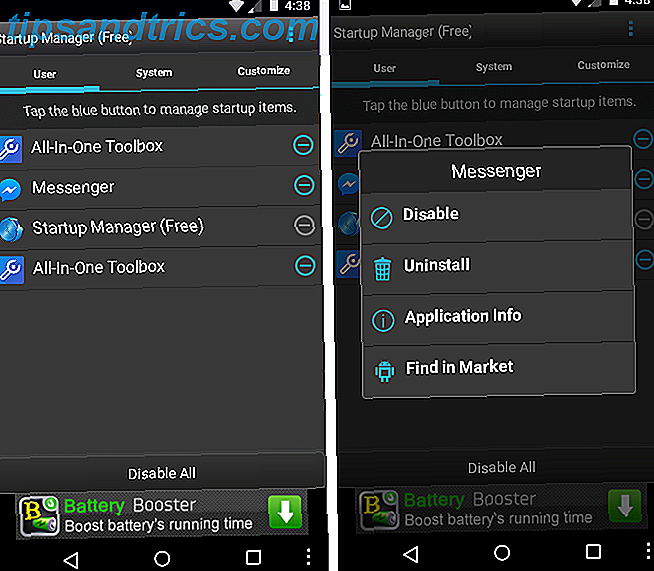 Android Startmanager