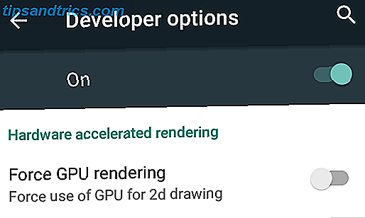 Renderização do Android Force 2D GPU