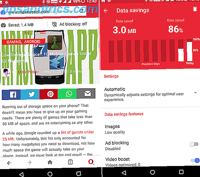 Android Lite Apps Opera Mini
