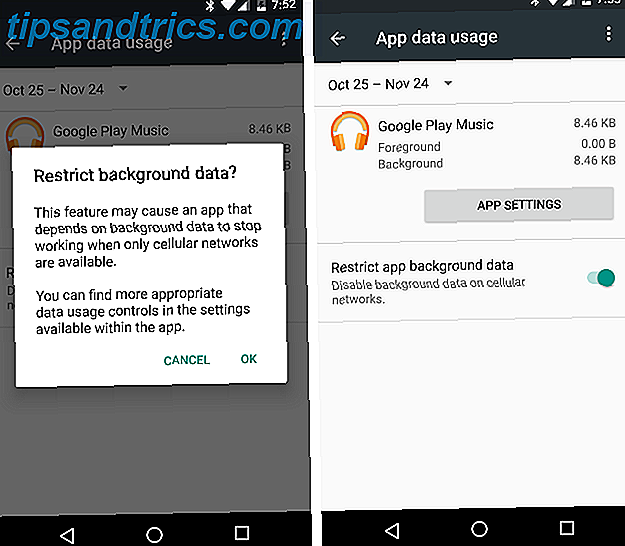 AndroidBlockAppsInterface de uso de dados da Internet-Restringir