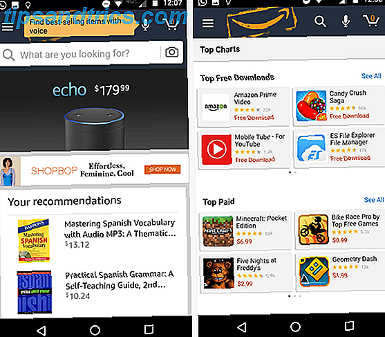 Google Play vs Amazon Appstore: Hva er bedre? Appstore hjem 571x500