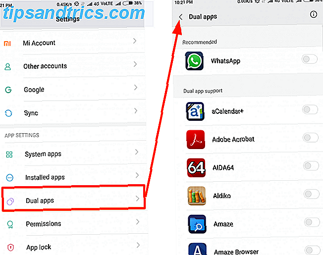 versiones de Android xiaomi aplicaciones duales