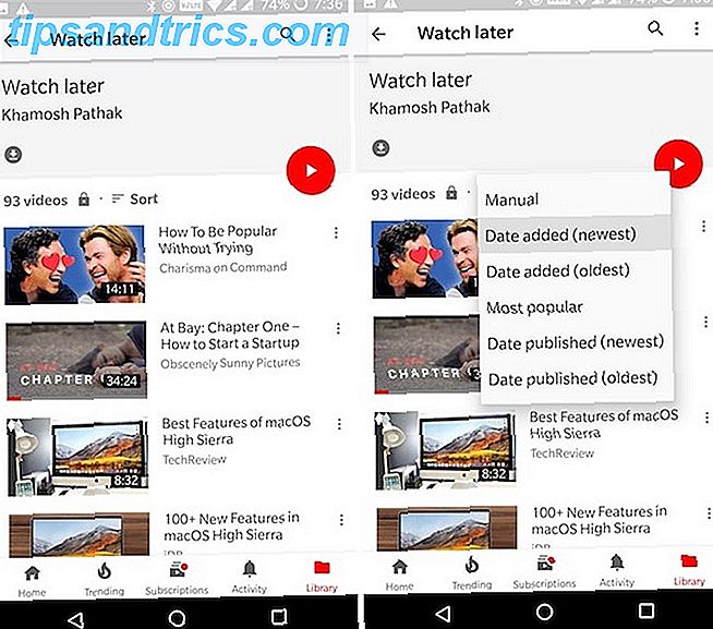 Tips en trucs voor Android van YouTube 3