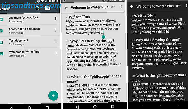 7 Distraktionsfri tekstredaktører til Android Sammenlignet: Hvilket er bedst? android tekst editor forfatter plus
