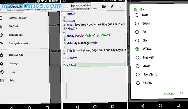 7 Distraktionsfri tekstredaktører til Android Sammenlignet: Hvilket er bedst? android tekst editor quickedit
