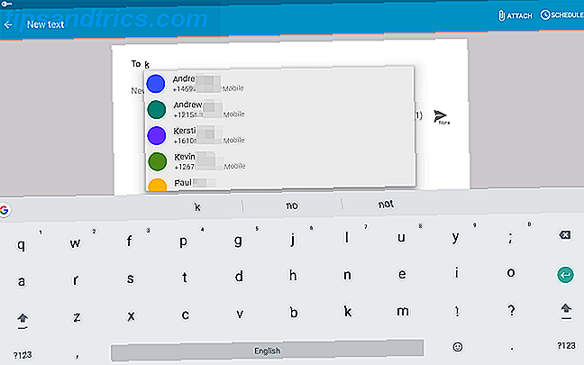 Sådan sender og modtager tekstbeskeder på en Android Tablet android tablet mysms ny tekst