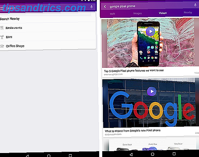 Søg alternativer Android - Yahoo