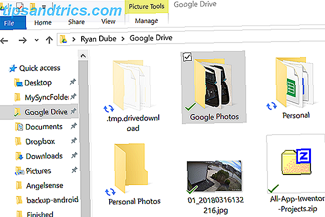Dossier Google Photos sur le bureau