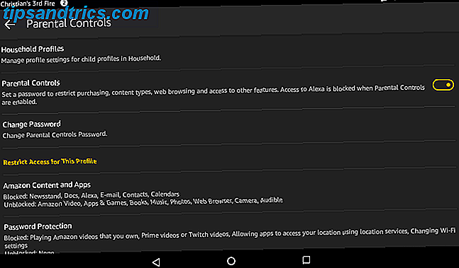 Votre tablette Amazon Kindle Fire Manuel muo android amazonfireguide parentalcontrols1