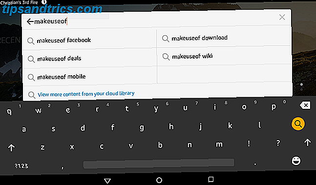 Your Unofficial Amazon Fire Tablet Manual muo android amazonfireguide búsqueda de teclado