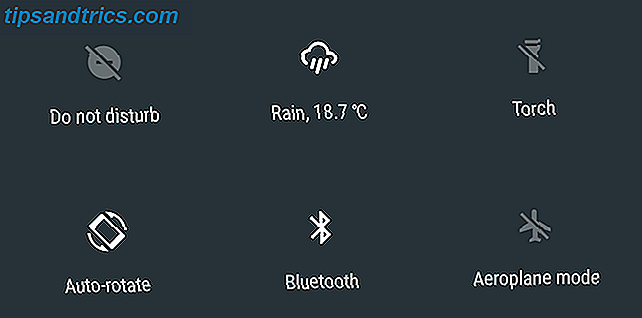 Android Nougat Weather Configuración rápida Tile App