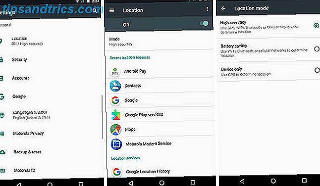 cómo ahorrar batería en los servicios de localización de Android