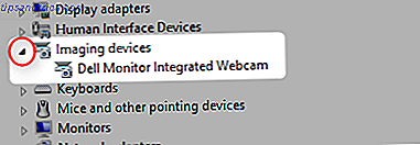 dispositivos de criação de imagens do gerenciador de dispositivos do Windows