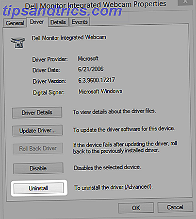 Afinstaller driveren Windows Device Manager