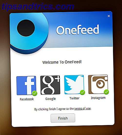 OneFeed giver dig mulighed for at administrere sociale netværk, cloud-drev og nyhedsfeeds under et tag