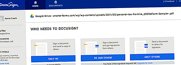 6.3 Sign PDF - Docusign - Startseite
