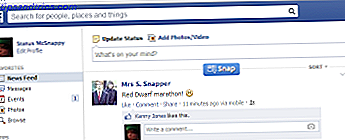 Facebook-snapper-status-capture d'écran