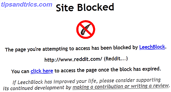 Abgelenkt durch zeitverschwendende Websites?  LeechBlock für Firefox kümmert sich darum