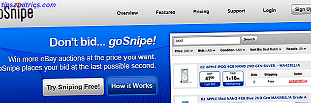 The MakeUseOf Online Shopping Guide gonsnipe