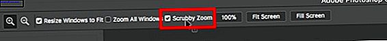 Photoshop CC 2018 Scrubby Zoom