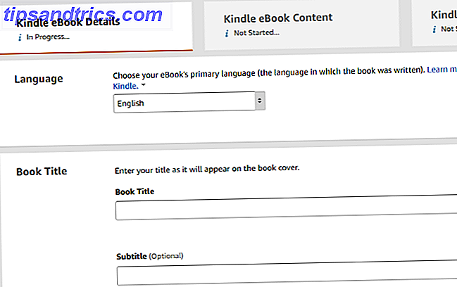 Tela de detalhes do Kindle ebook
