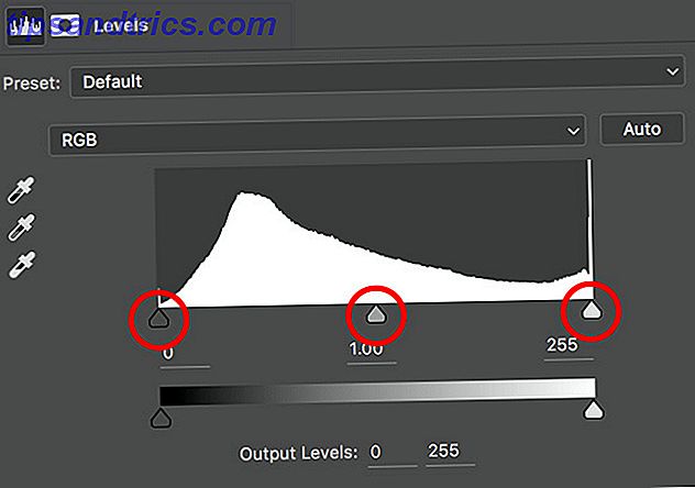 Levels Adjustment Sliders Captura de pantalla