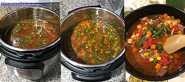 forskellige måltider tilberedt i instant pot