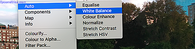 Automatisk hvidbalancekorrektion i GIMP